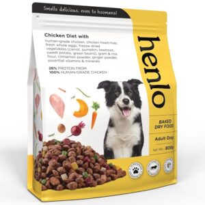 Henlo Baked Dry Dog Food for Adult Dogs | 1 KG
