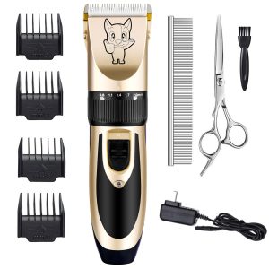 Highdas Coalition Dog Grooming Kit Clippers,Low Noise,Electric Quiet,